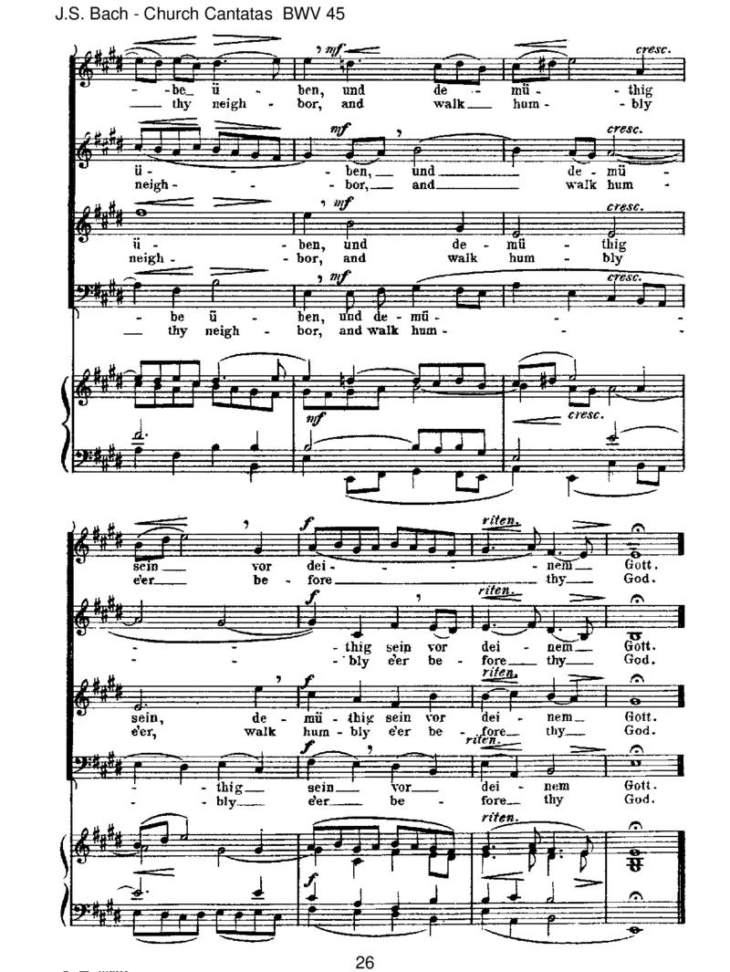 BWV45Esistdirgesagt,Mensch,wasgutist_一万首著名钢琴曲谱哈农贝多芬合集视频教学电子版高清无水印可打印_1古典钢琴知名音乐家谱_巴赫钢琴谱全集_J.S巴赫作品全集