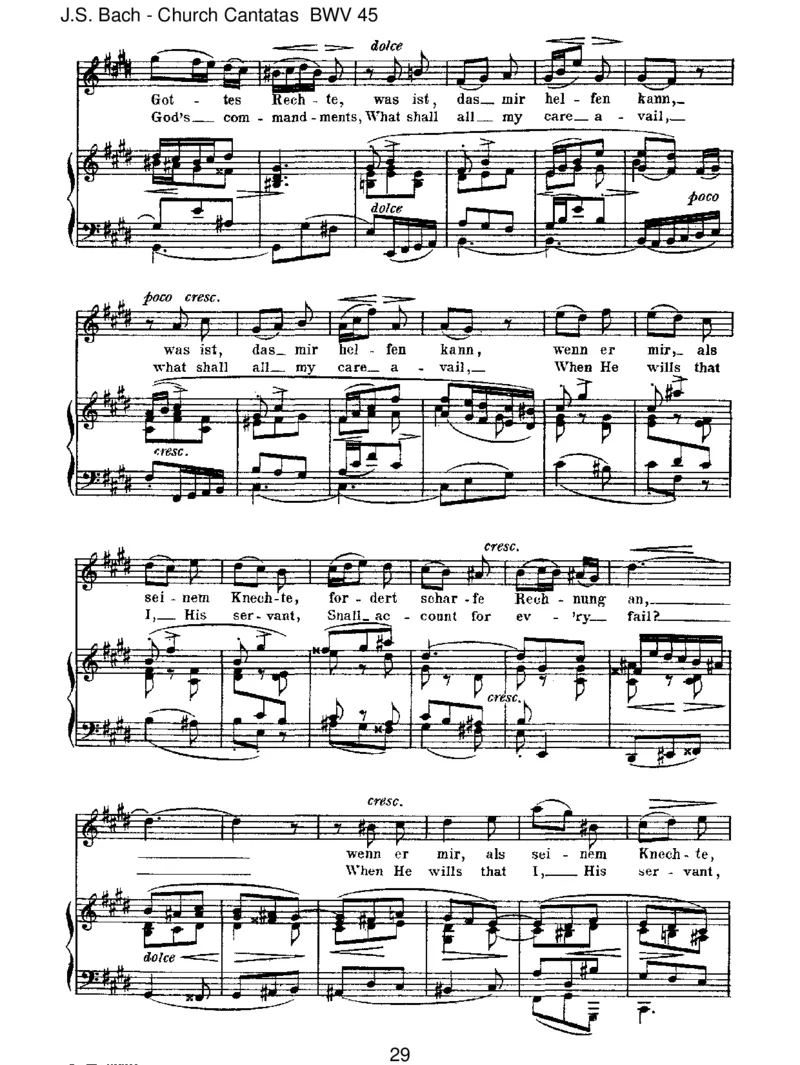 BWV45Esistdirgesagt,Mensch,wasgutist_一万首著名钢琴曲谱哈农贝多芬合集视频教学电子版高清无水印可打印_1古典钢琴知名音乐家谱_巴赫钢琴谱全集_J.S巴赫作品全集