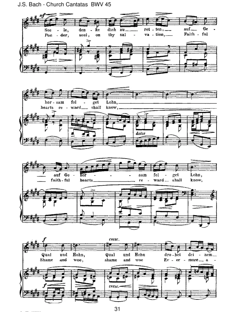 BWV45Esistdirgesagt,Mensch,wasgutist_一万首著名钢琴曲谱哈农贝多芬合集视频教学电子版高清无水印可打印_1古典钢琴知名音乐家谱_巴赫钢琴谱全集_J.S巴赫作品全集