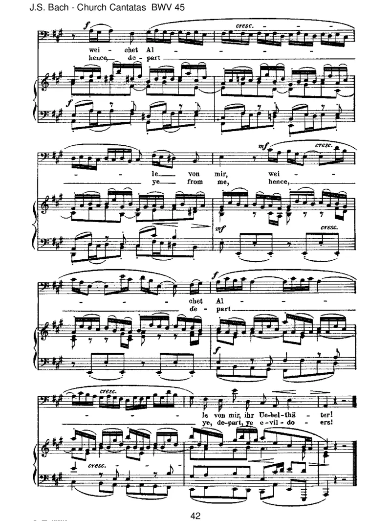 BWV45Esistdirgesagt,Mensch,wasgutist_一万首著名钢琴曲谱哈农贝多芬合集视频教学电子版高清无水印可打印_1古典钢琴知名音乐家谱_巴赫钢琴谱全集_J.S巴赫作品全集