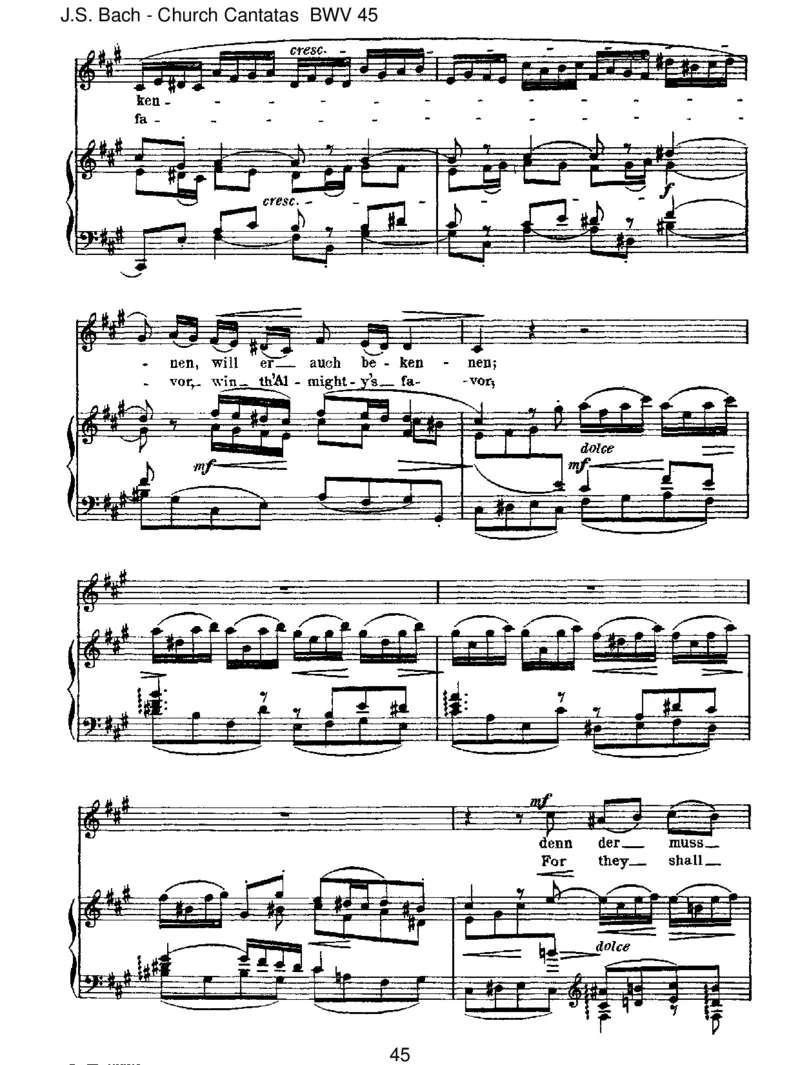 BWV45Esistdirgesagt,Mensch,wasgutist_一万首著名钢琴曲谱哈农贝多芬合集视频教学电子版高清无水印可打印_1古典钢琴知名音乐家谱_巴赫钢琴谱全集_J.S巴赫作品全集