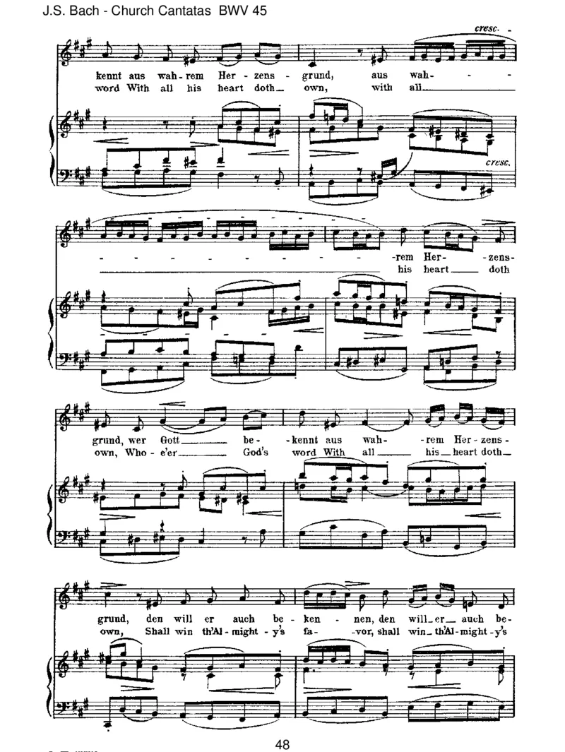 BWV45Esistdirgesagt,Mensch,wasgutist_一万首著名钢琴曲谱哈农贝多芬合集视频教学电子版高清无水印可打印_1古典钢琴知名音乐家谱_巴赫钢琴谱全集_J.S巴赫作品全集