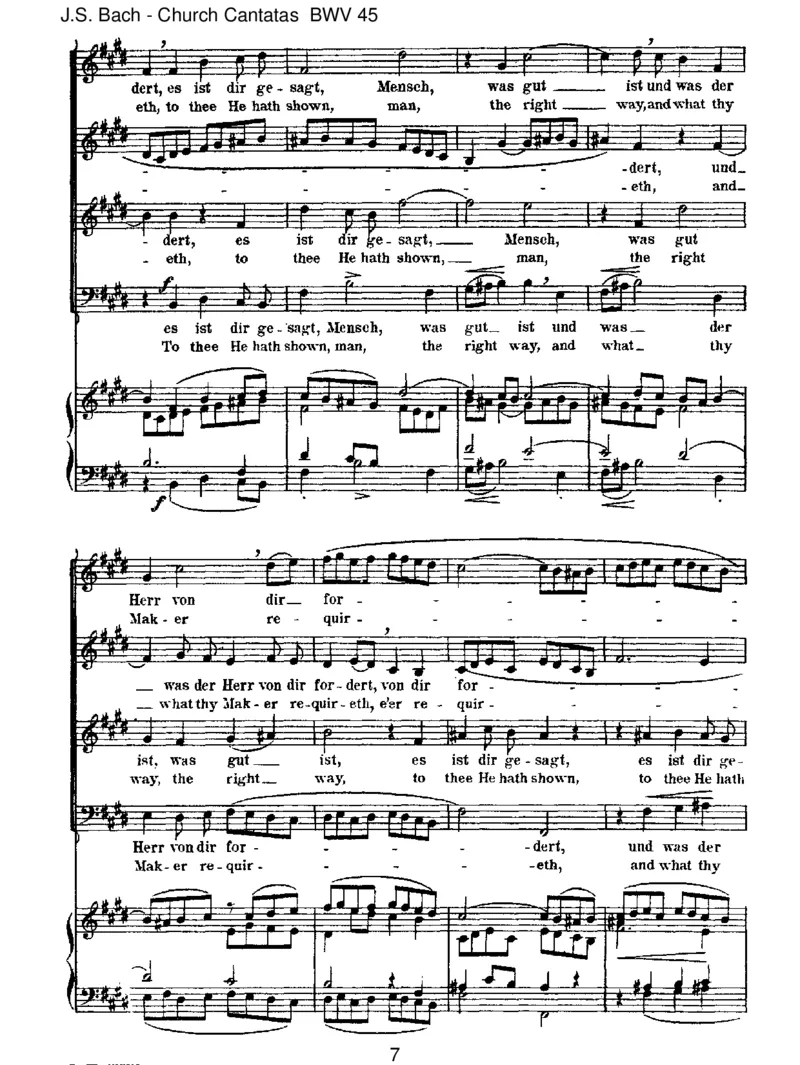 BWV45Esistdirgesagt,Mensch,wasgutist_一万首著名钢琴曲谱哈农贝多芬合集视频教学电子版高清无水印可打印_1古典钢琴知名音乐家谱_巴赫钢琴谱全集_J.S巴赫作品全集