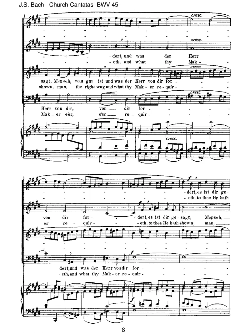 BWV45Esistdirgesagt,Mensch,wasgutist_一万首著名钢琴曲谱哈农贝多芬合集视频教学电子版高清无水印可打印_1古典钢琴知名音乐家谱_巴赫钢琴谱全集_J.S巴赫作品全集