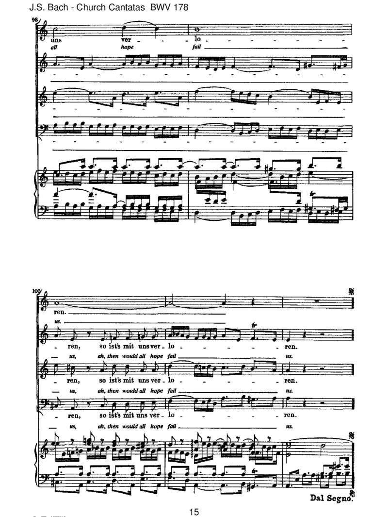 BWV178WoGott,derHerr,nichtbeiunsh_lt_一万首著名钢琴曲谱哈农贝多芬合集视频教学电子版高清无水印可打印_1古典钢琴知名音乐家谱_巴赫钢琴谱全集_J.S巴赫作品全集
