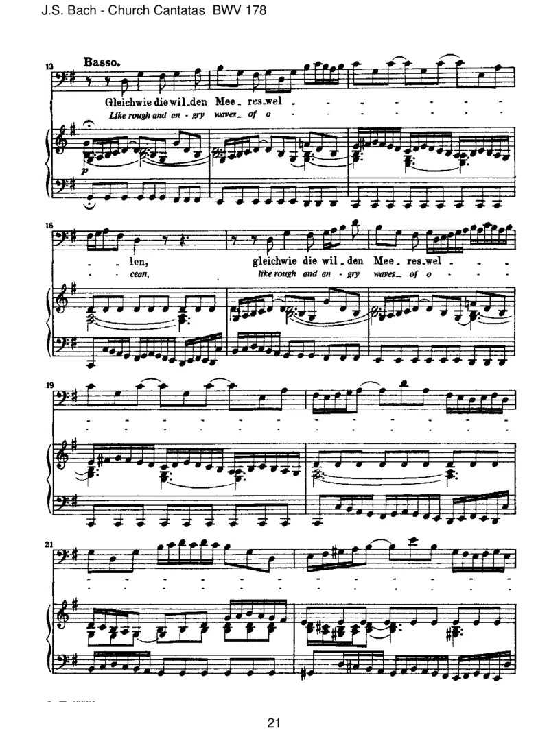 BWV178WoGott,derHerr,nichtbeiunsh_lt_一万首著名钢琴曲谱哈农贝多芬合集视频教学电子版高清无水印可打印_1古典钢琴知名音乐家谱_巴赫钢琴谱全集_J.S巴赫作品全集