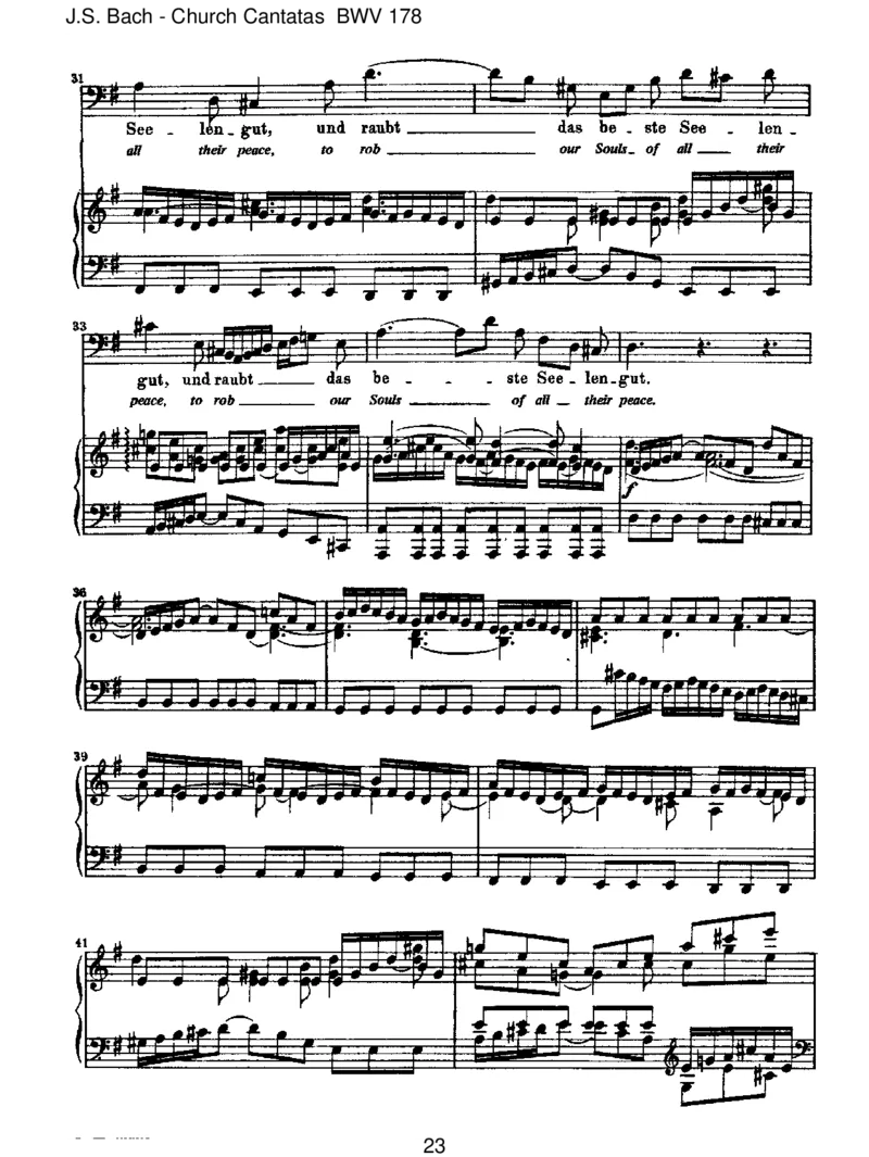 BWV178WoGott,derHerr,nichtbeiunsh_lt_一万首著名钢琴曲谱哈农贝多芬合集视频教学电子版高清无水印可打印_1古典钢琴知名音乐家谱_巴赫钢琴谱全集_J.S巴赫作品全集