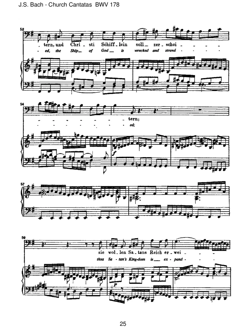 BWV178WoGott,derHerr,nichtbeiunsh_lt_一万首著名钢琴曲谱哈农贝多芬合集视频教学电子版高清无水印可打印_1古典钢琴知名音乐家谱_巴赫钢琴谱全集_J.S巴赫作品全集