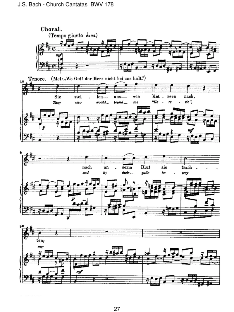 BWV178WoGott,derHerr,nichtbeiunsh_lt_一万首著名钢琴曲谱哈农贝多芬合集视频教学电子版高清无水印可打印_1古典钢琴知名音乐家谱_巴赫钢琴谱全集_J.S巴赫作品全集