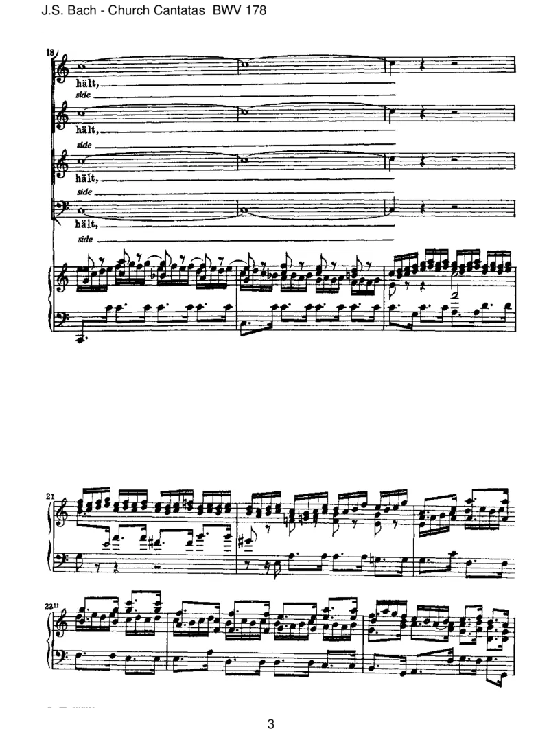 BWV178WoGott,derHerr,nichtbeiunsh_lt_一万首著名钢琴曲谱哈农贝多芬合集视频教学电子版高清无水印可打印_1古典钢琴知名音乐家谱_巴赫钢琴谱全集_J.S巴赫作品全集