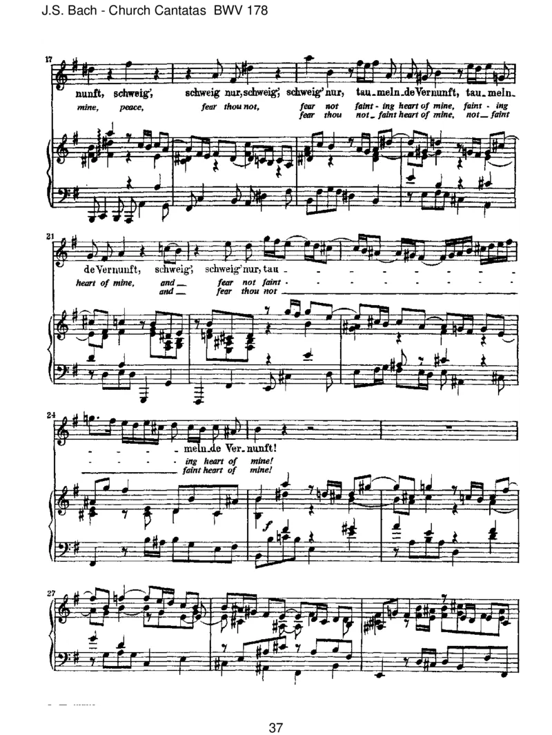 BWV178WoGott,derHerr,nichtbeiunsh_lt_一万首著名钢琴曲谱哈农贝多芬合集视频教学电子版高清无水印可打印_1古典钢琴知名音乐家谱_巴赫钢琴谱全集_J.S巴赫作品全集