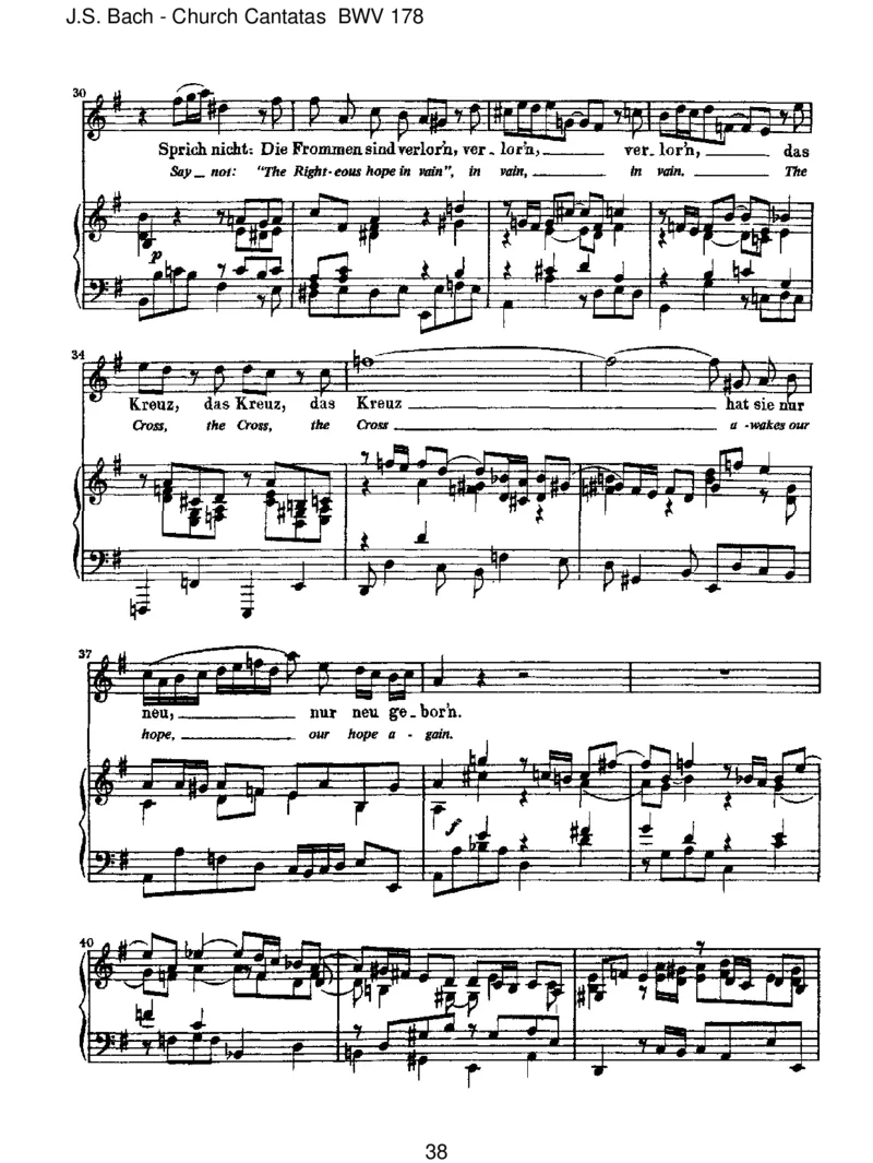 BWV178WoGott,derHerr,nichtbeiunsh_lt_一万首著名钢琴曲谱哈农贝多芬合集视频教学电子版高清无水印可打印_1古典钢琴知名音乐家谱_巴赫钢琴谱全集_J.S巴赫作品全集