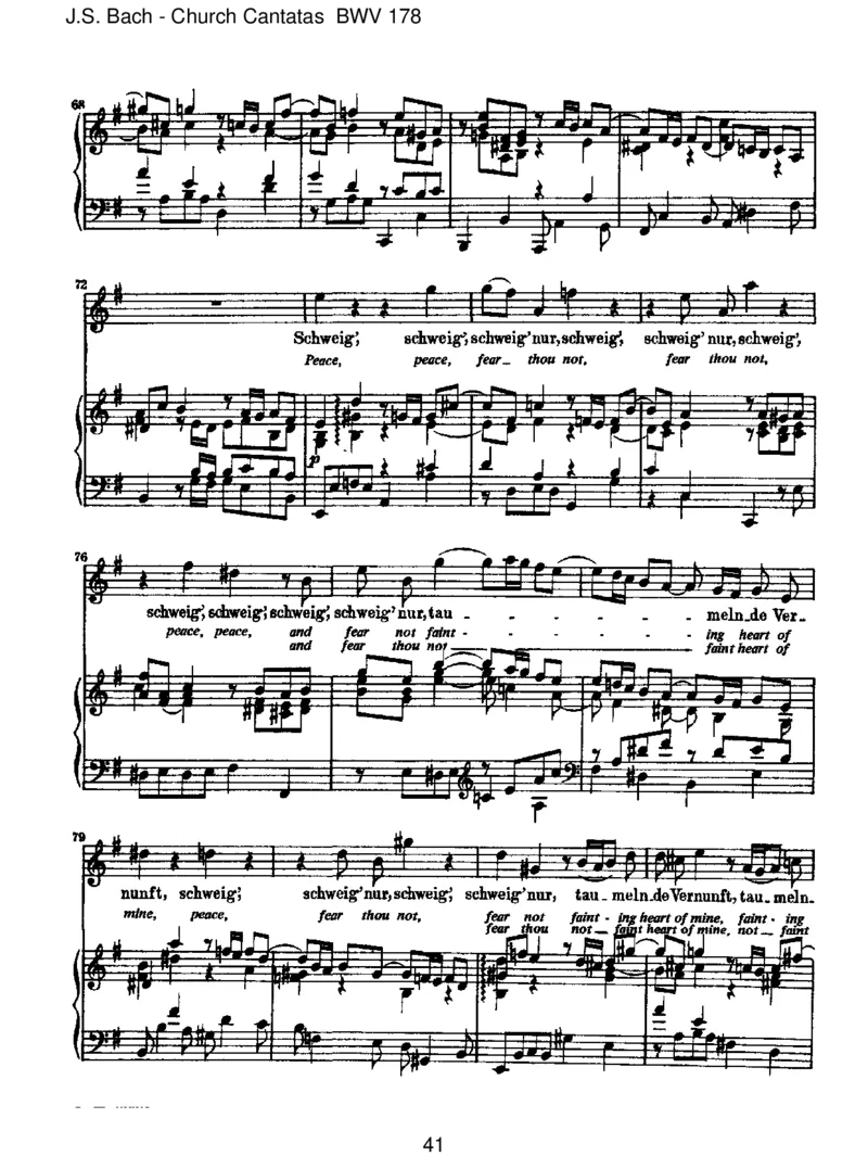 BWV178WoGott,derHerr,nichtbeiunsh_lt_一万首著名钢琴曲谱哈农贝多芬合集视频教学电子版高清无水印可打印_1古典钢琴知名音乐家谱_巴赫钢琴谱全集_J.S巴赫作品全集