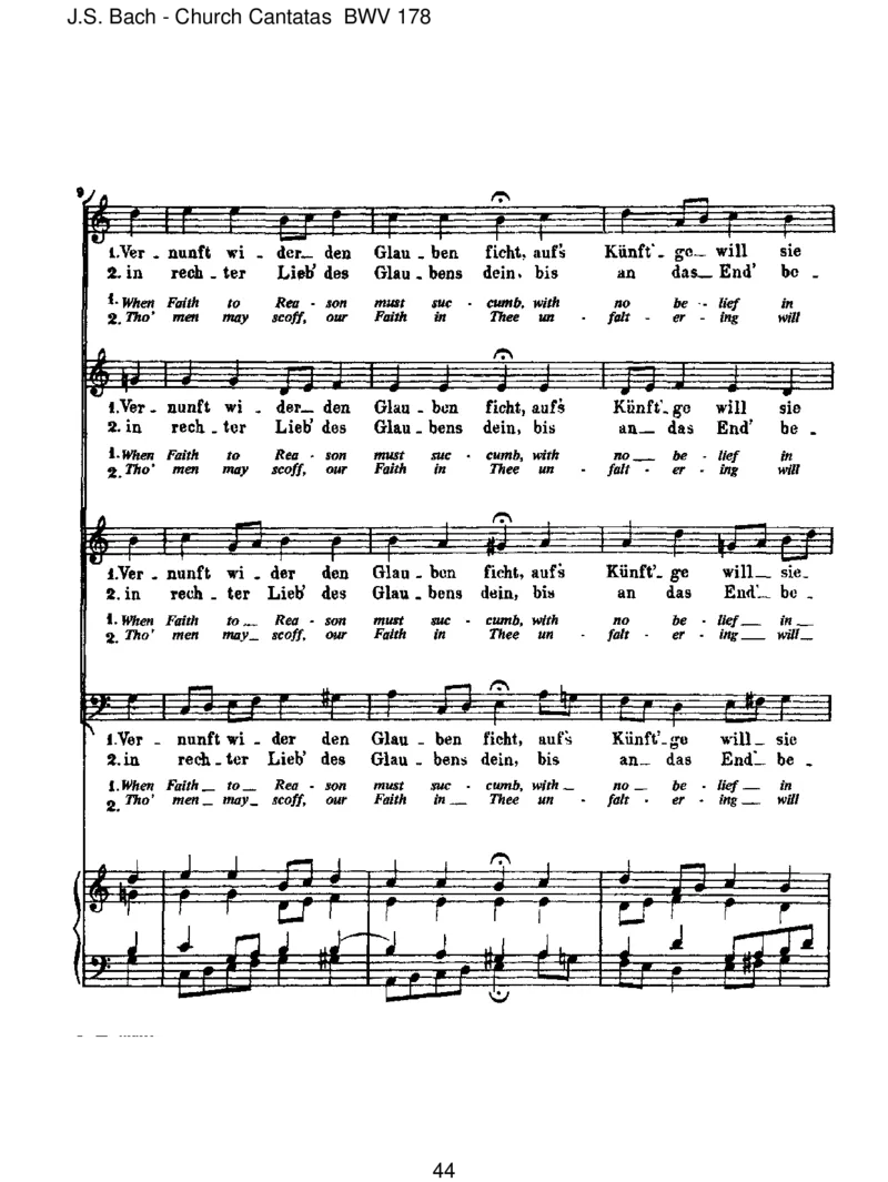 BWV178WoGott,derHerr,nichtbeiunsh_lt_一万首著名钢琴曲谱哈农贝多芬合集视频教学电子版高清无水印可打印_1古典钢琴知名音乐家谱_巴赫钢琴谱全集_J.S巴赫作品全集