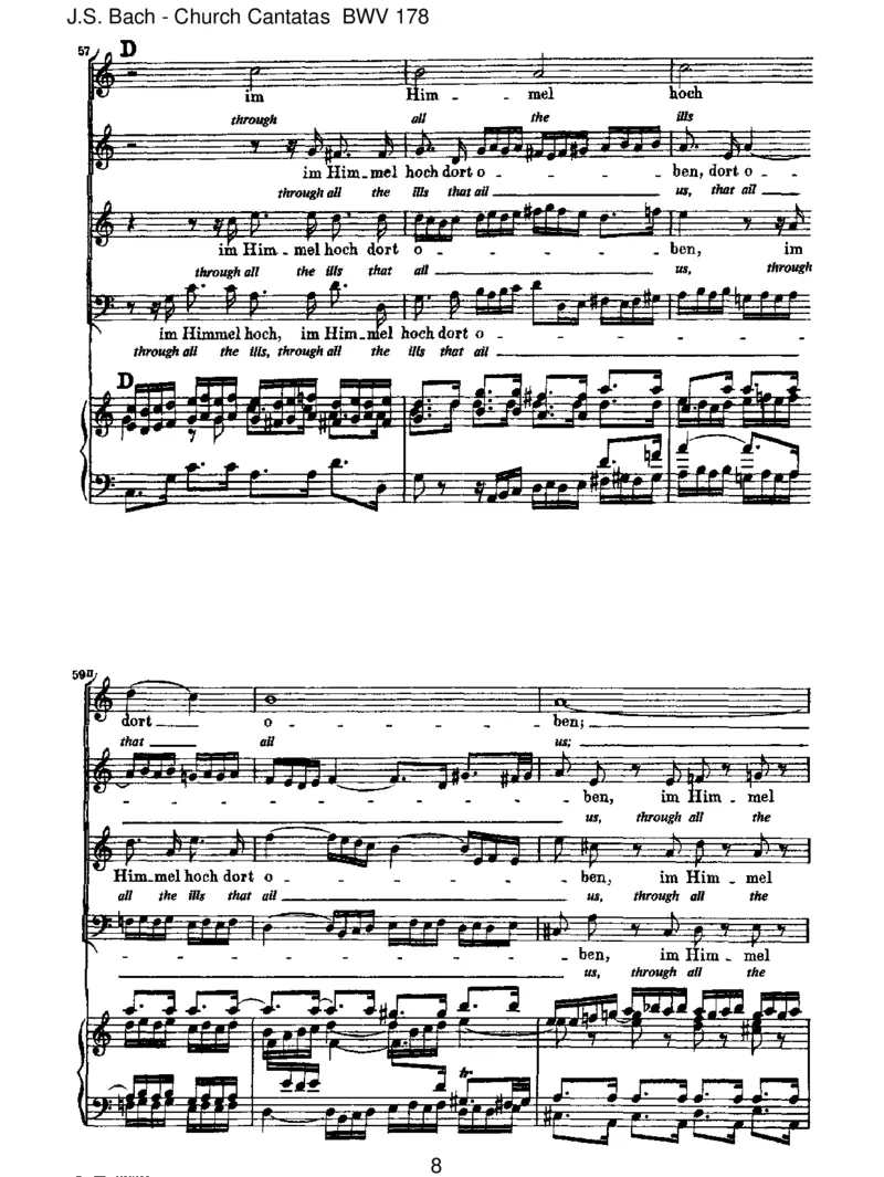 BWV178WoGott,derHerr,nichtbeiunsh_lt_一万首著名钢琴曲谱哈农贝多芬合集视频教学电子版高清无水印可打印_1古典钢琴知名音乐家谱_巴赫钢琴谱全集_J.S巴赫作品全集