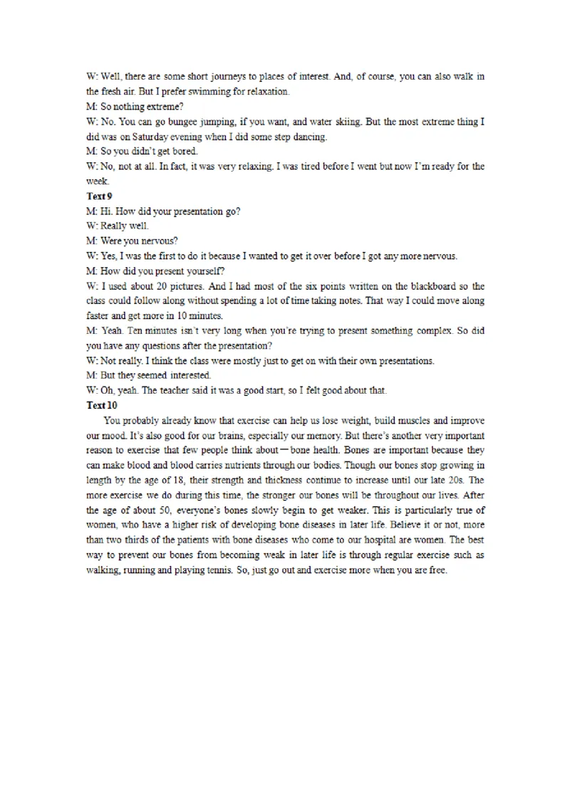 四川省凉山州2024届高中毕业班高三年级第三次诊断性检测(凉山三诊)英语试卷答案(1)_2024年5月_025月合集_2024届四川省凉山州高三第三次诊断性检测(凉山三诊)