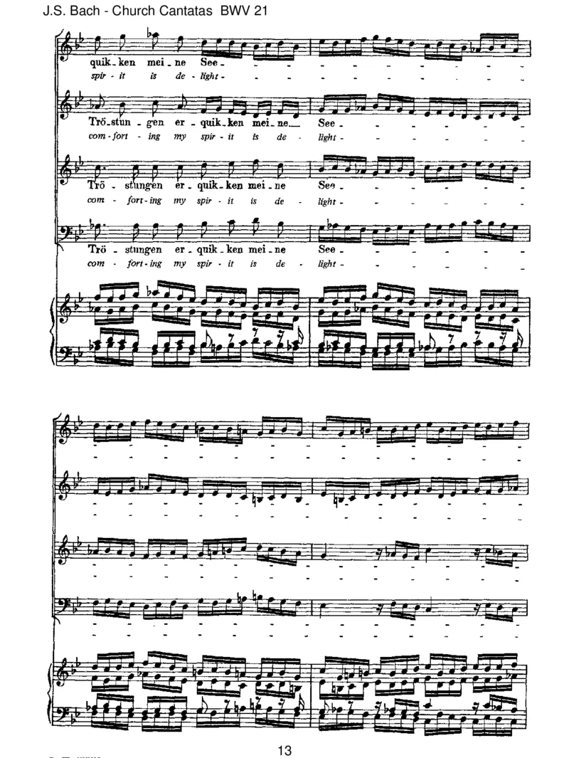 BWV21IchhattevielBek&uuml;mmernis_一万首著名钢琴曲谱哈农贝多芬合集视频教学电子版高清无水印可打印_1古典钢琴知名音乐家谱_巴赫钢琴谱全集_J.S巴赫作品全集_JohannSebastianBach(1685-1750)巴赫