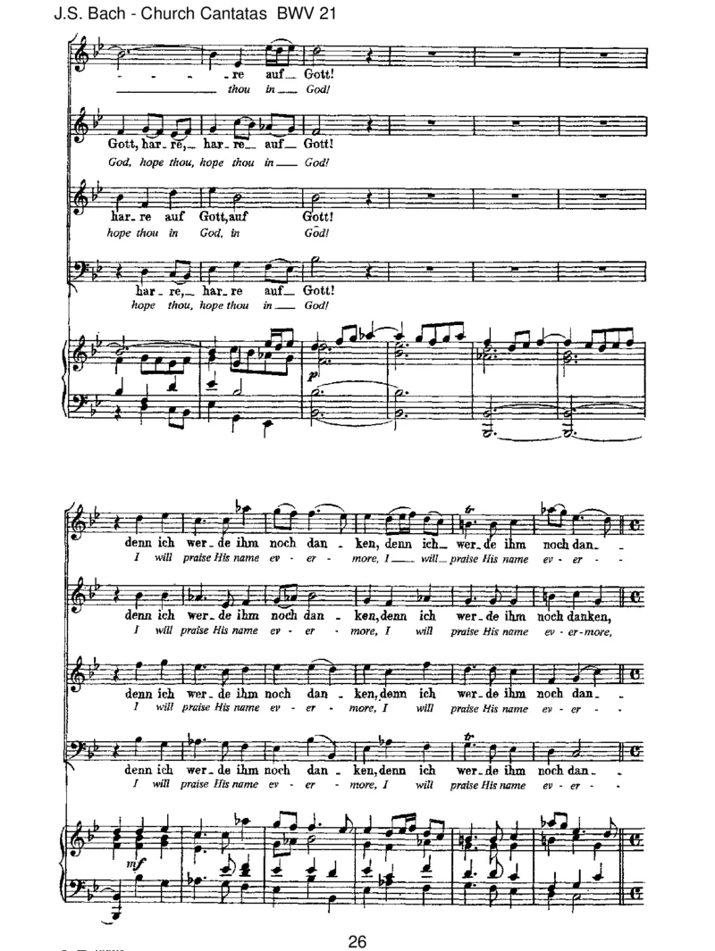 BWV21IchhattevielBek&uuml;mmernis_一万首著名钢琴曲谱哈农贝多芬合集视频教学电子版高清无水印可打印_1古典钢琴知名音乐家谱_巴赫钢琴谱全集_J.S巴赫作品全集_JohannSebastianBach(1685-1750)巴赫