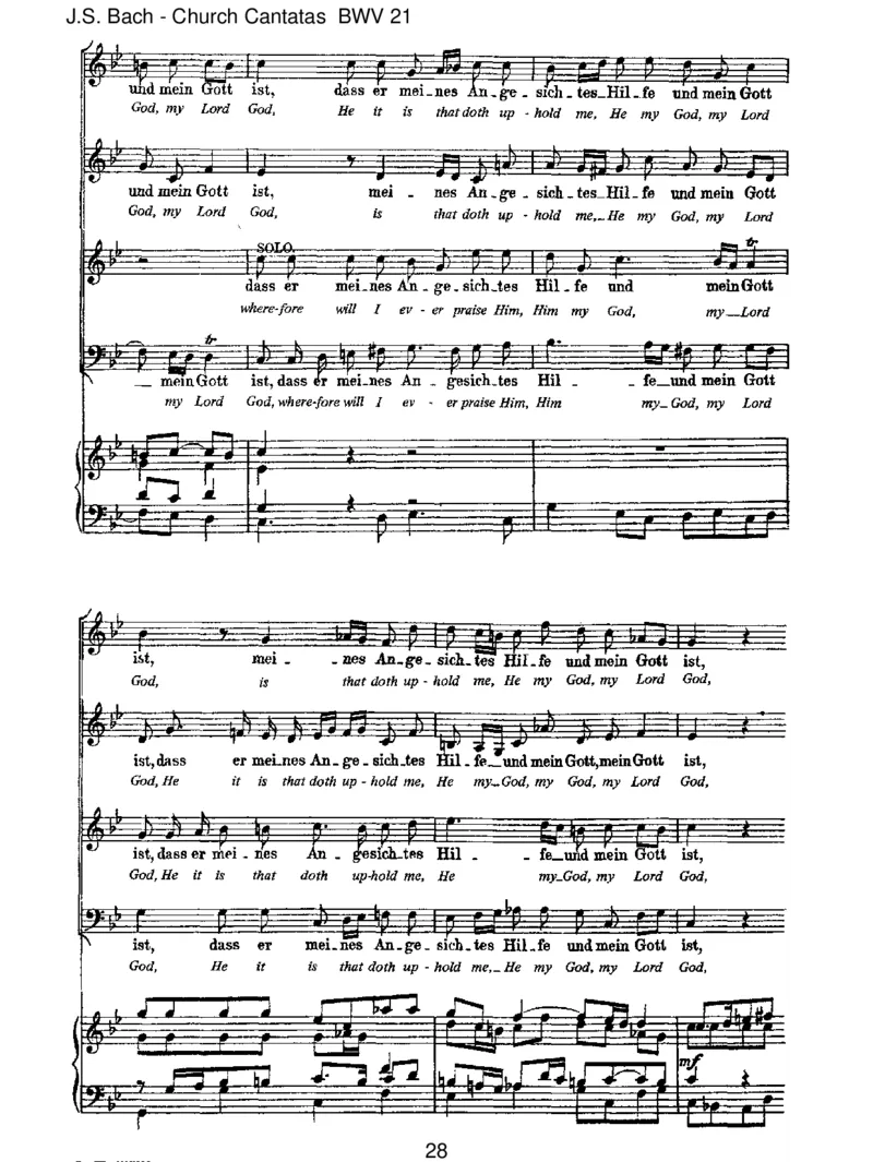 BWV21IchhattevielBek&uuml;mmernis_一万首著名钢琴曲谱哈农贝多芬合集视频教学电子版高清无水印可打印_1古典钢琴知名音乐家谱_巴赫钢琴谱全集_J.S巴赫作品全集_JohannSebastianBach(1685-1750)巴赫