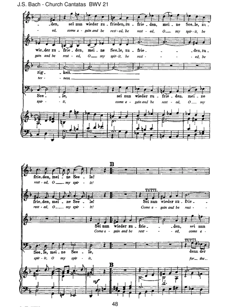 BWV21IchhattevielBek&uuml;mmernis_一万首著名钢琴曲谱哈农贝多芬合集视频教学电子版高清无水印可打印_1古典钢琴知名音乐家谱_巴赫钢琴谱全集_J.S巴赫作品全集_JohannSebastianBach(1685-1750)巴赫