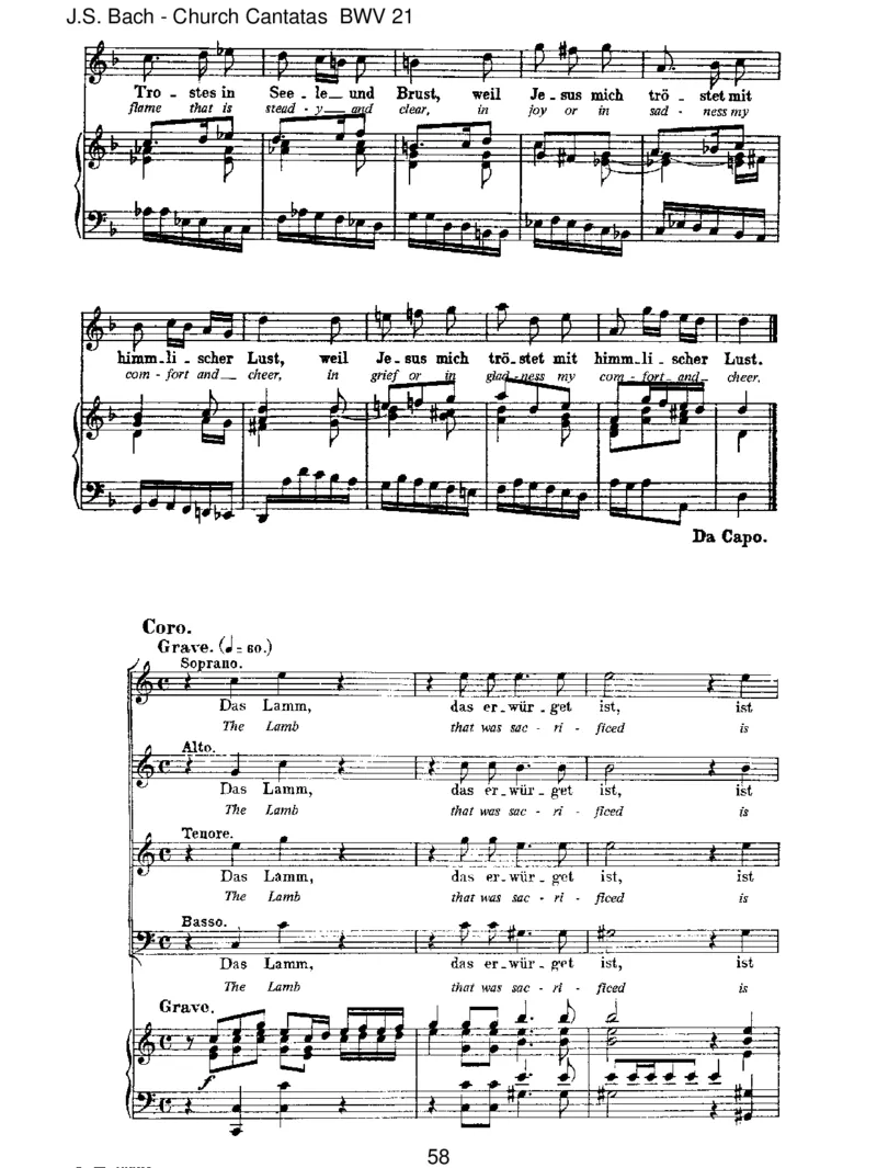 BWV21IchhattevielBek&uuml;mmernis_一万首著名钢琴曲谱哈农贝多芬合集视频教学电子版高清无水印可打印_1古典钢琴知名音乐家谱_巴赫钢琴谱全集_J.S巴赫作品全集_JohannSebastianBach(1685-1750)巴赫