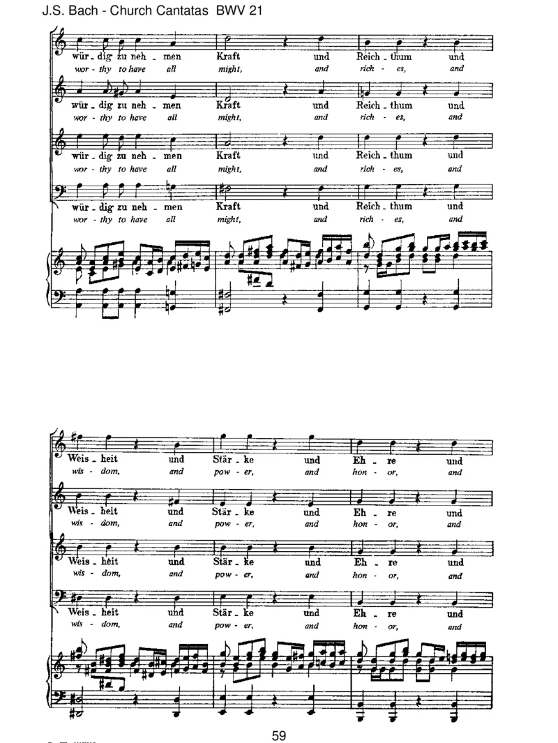 BWV21IchhattevielBek&uuml;mmernis_一万首著名钢琴曲谱哈农贝多芬合集视频教学电子版高清无水印可打印_1古典钢琴知名音乐家谱_巴赫钢琴谱全集_J.S巴赫作品全集_JohannSebastianBach(1685-1750)巴赫