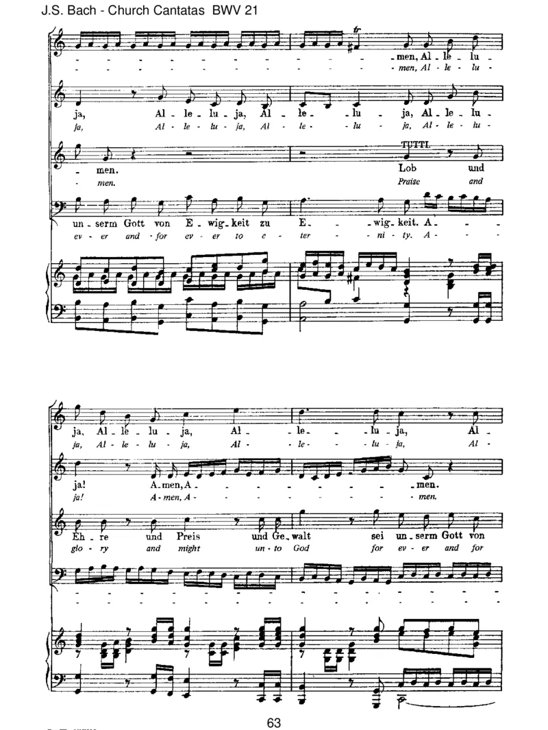 BWV21IchhattevielBek&uuml;mmernis_一万首著名钢琴曲谱哈农贝多芬合集视频教学电子版高清无水印可打印_1古典钢琴知名音乐家谱_巴赫钢琴谱全集_J.S巴赫作品全集_JohannSebastianBach(1685-1750)巴赫