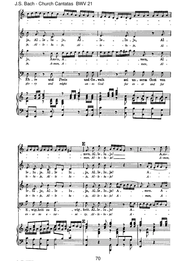BWV21IchhattevielBek&uuml;mmernis_一万首著名钢琴曲谱哈农贝多芬合集视频教学电子版高清无水印可打印_1古典钢琴知名音乐家谱_巴赫钢琴谱全集_J.S巴赫作品全集_JohannSebastianBach(1685-1750)巴赫