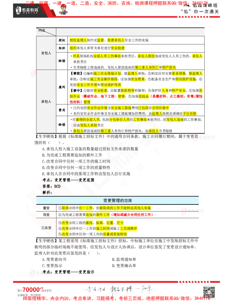 3月4日佑森合同管理珠峰班VIP作业答案_监理工程师_2025监理工程师_2025年监理工程师SVIP_2025年监理合同管理SVIP_02-基础精讲✿高端面授✿深度强化