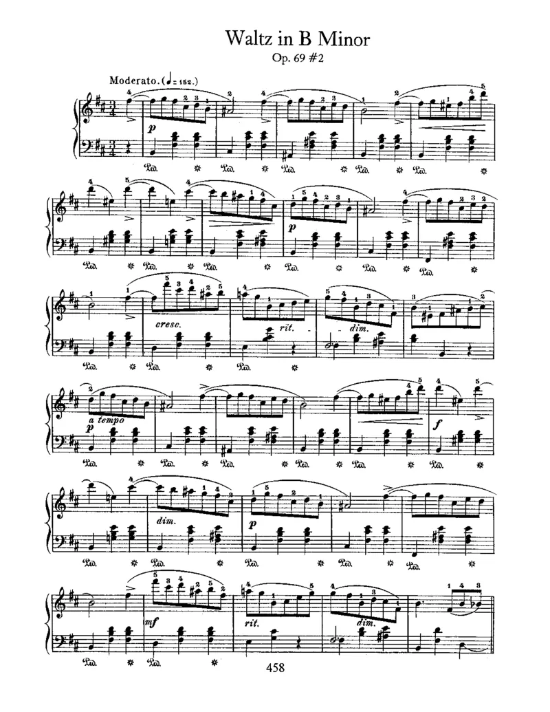 2Waltzes,Op69_一万首著名钢琴曲谱哈农贝多芬合集视频教学电子版高清无水印可打印_1古典钢琴知名音乐家谱_肖邦钢琴谱全集_圆舞曲