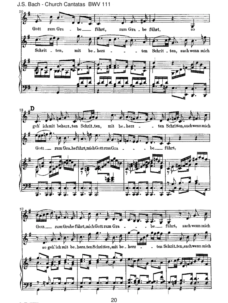 BWV111WasmeinGottwill,dasg'scheh'allzeit_一万首著名钢琴曲谱哈农贝多芬合集视频教学电子版高清无水印可打印_1古典钢琴知名音乐家谱_巴赫钢琴谱全集_J.S巴赫作品全集