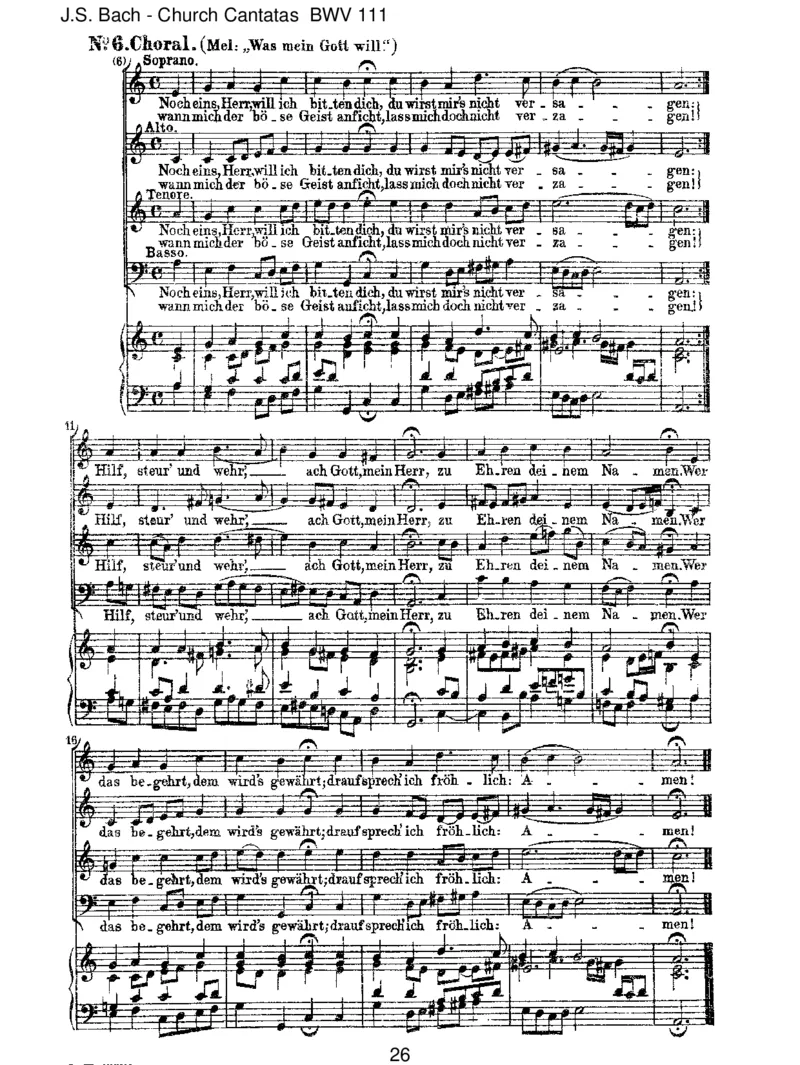 BWV111WasmeinGottwill,dasg'scheh'allzeit_一万首著名钢琴曲谱哈农贝多芬合集视频教学电子版高清无水印可打印_1古典钢琴知名音乐家谱_巴赫钢琴谱全集_J.S巴赫作品全集