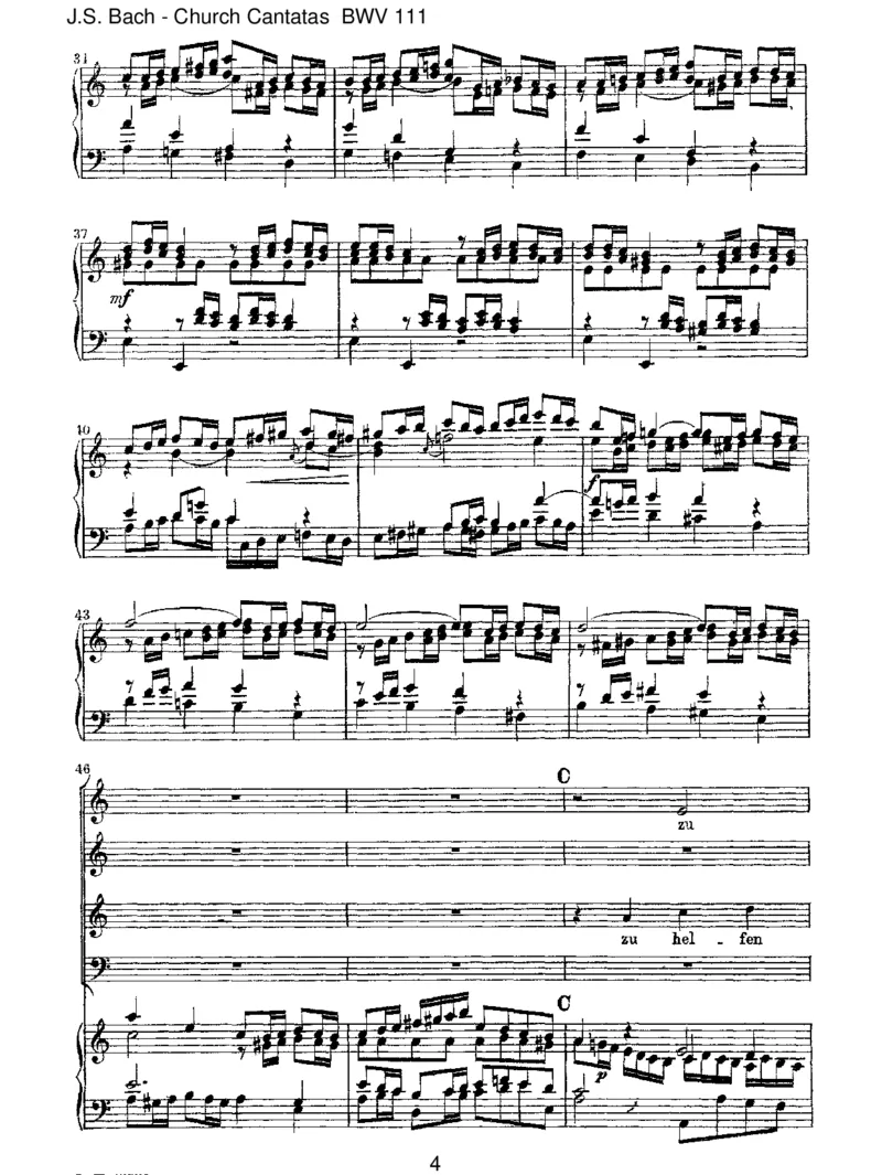 BWV111WasmeinGottwill,dasg'scheh'allzeit_一万首著名钢琴曲谱哈农贝多芬合集视频教学电子版高清无水印可打印_1古典钢琴知名音乐家谱_巴赫钢琴谱全集_J.S巴赫作品全集