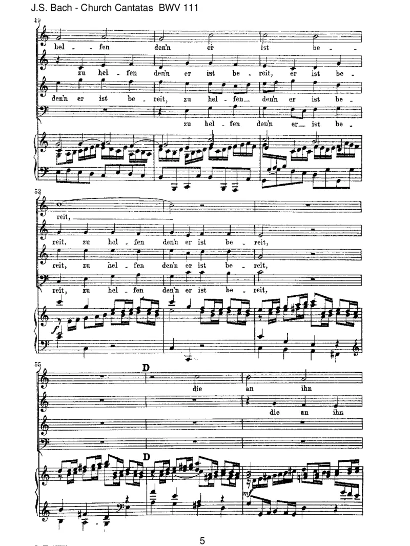 BWV111WasmeinGottwill,dasg'scheh'allzeit_一万首著名钢琴曲谱哈农贝多芬合集视频教学电子版高清无水印可打印_1古典钢琴知名音乐家谱_巴赫钢琴谱全集_J.S巴赫作品全集