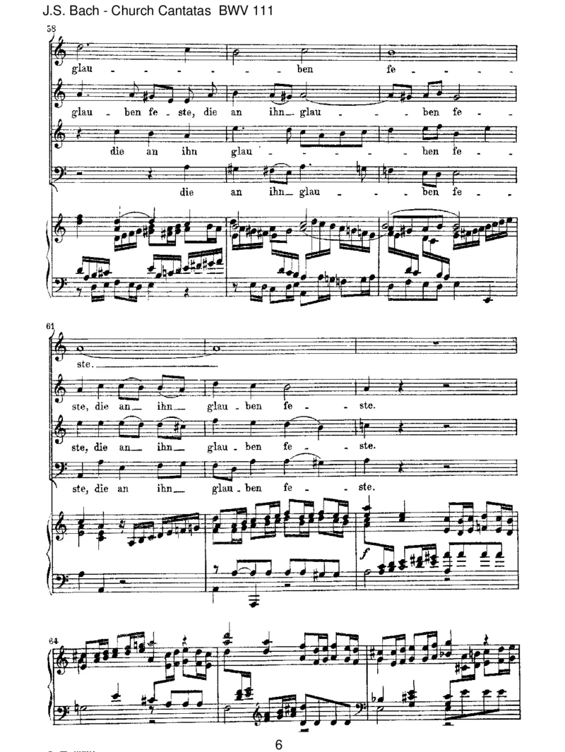 BWV111WasmeinGottwill,dasg'scheh'allzeit_一万首著名钢琴曲谱哈农贝多芬合集视频教学电子版高清无水印可打印_1古典钢琴知名音乐家谱_巴赫钢琴谱全集_J.S巴赫作品全集