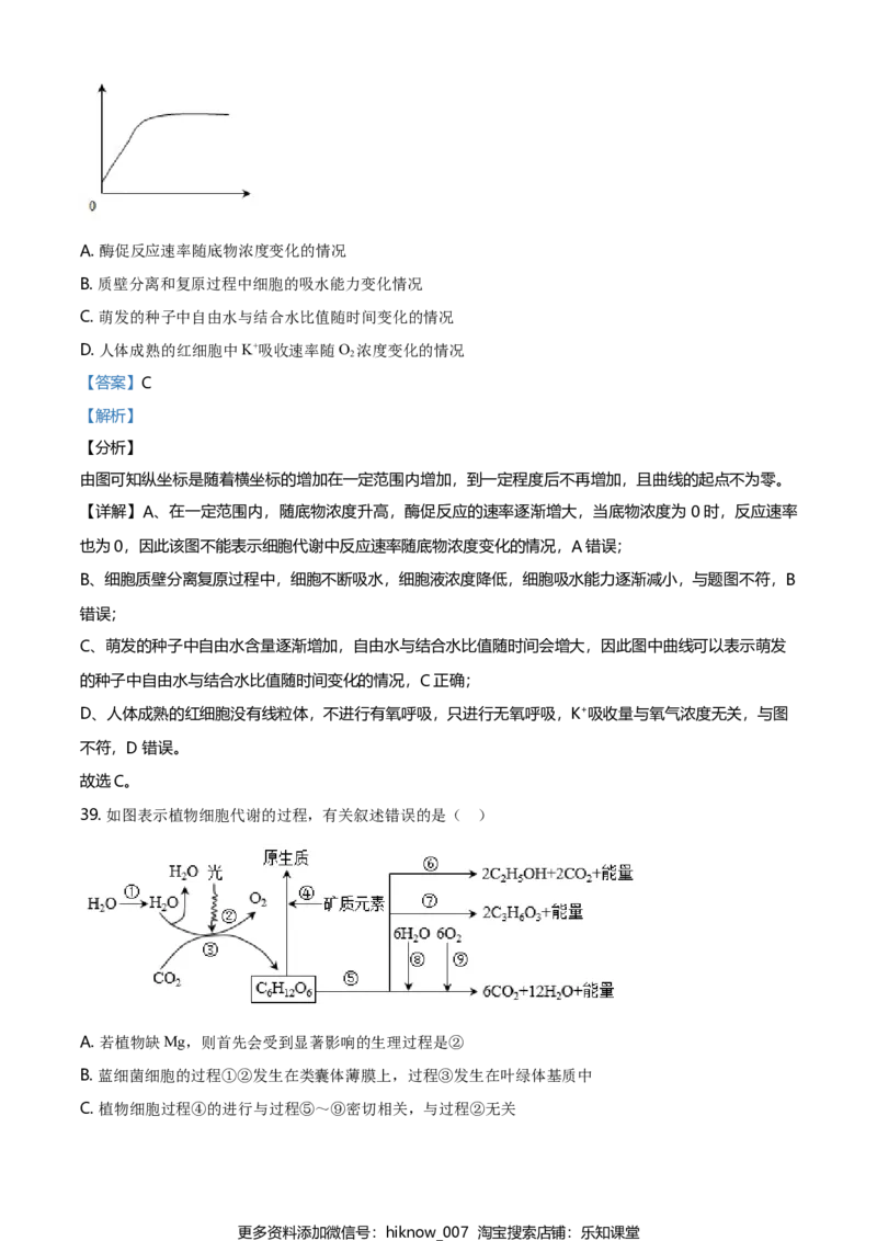 精品解析：黑龙江省鹤岗市一中高一上学期期末生物试题（解析版）_E015高中全科试卷_生物试题_必修1_4.期末试卷_2.各地真题_精品解析：黑龙江省鹤岗市一中高一上学期期末生物试题