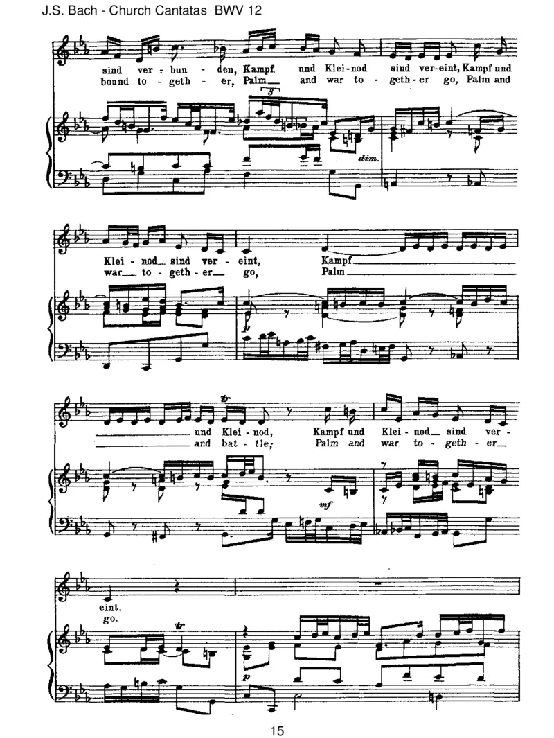 BWV12Weinen,Klagen,Sorgen,Zagen_一万首著名钢琴曲谱哈农贝多芬合集视频教学电子版高清无水印可打印_1古典钢琴知名音乐家谱_巴赫钢琴谱全集_J.S巴赫作品全集_JohannSebastianBach(1685-1750)巴赫