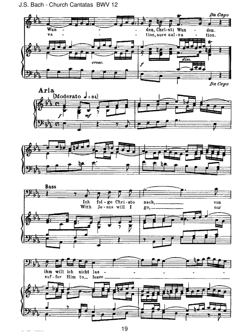 BWV12Weinen,Klagen,Sorgen,Zagen_一万首著名钢琴曲谱哈农贝多芬合集视频教学电子版高清无水印可打印_1古典钢琴知名音乐家谱_巴赫钢琴谱全集_J.S巴赫作品全集_JohannSebastianBach(1685-1750)巴赫