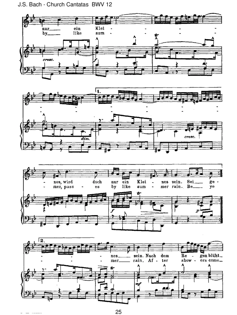 BWV12Weinen,Klagen,Sorgen,Zagen_一万首著名钢琴曲谱哈农贝多芬合集视频教学电子版高清无水印可打印_1古典钢琴知名音乐家谱_巴赫钢琴谱全集_J.S巴赫作品全集_JohannSebastianBach(1685-1750)巴赫