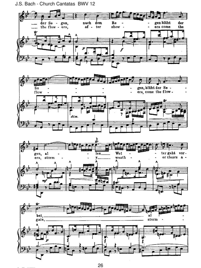 BWV12Weinen,Klagen,Sorgen,Zagen_一万首著名钢琴曲谱哈农贝多芬合集视频教学电子版高清无水印可打印_1古典钢琴知名音乐家谱_巴赫钢琴谱全集_J.S巴赫作品全集_JohannSebastianBach(1685-1750)巴赫