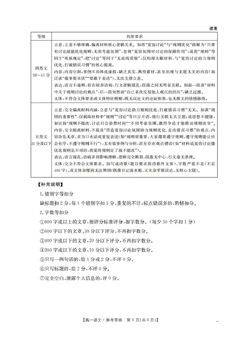 河南省2025-2026年度高一年级上学期第三次月考试卷（26-179A）语文答案_2024-2025高一（7-7月题库）_2026年1月高一