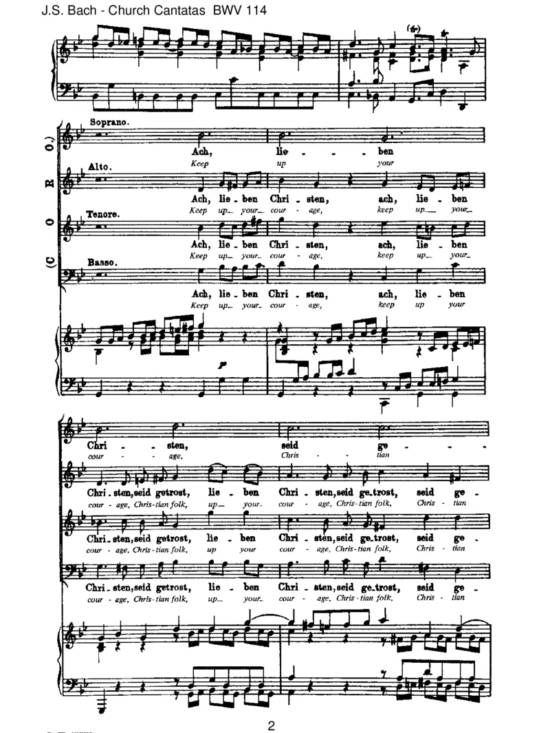 BWV114Ach,liebenChristen,seidgetrost_一万首著名钢琴曲谱哈农贝多芬合集视频教学电子版高清无水印可打印_1古典钢琴知名音乐家谱_巴赫钢琴谱全集_J.S巴赫作品全集