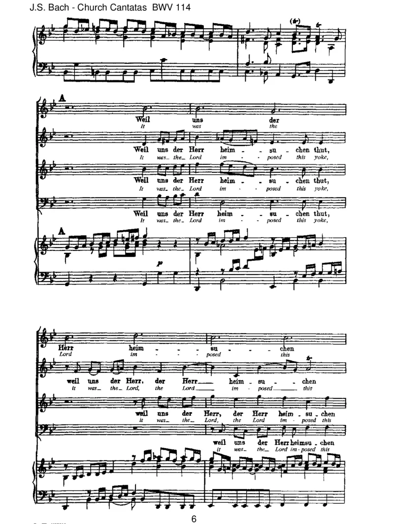 BWV114Ach,liebenChristen,seidgetrost_一万首著名钢琴曲谱哈农贝多芬合集视频教学电子版高清无水印可打印_1古典钢琴知名音乐家谱_巴赫钢琴谱全集_J.S巴赫作品全集