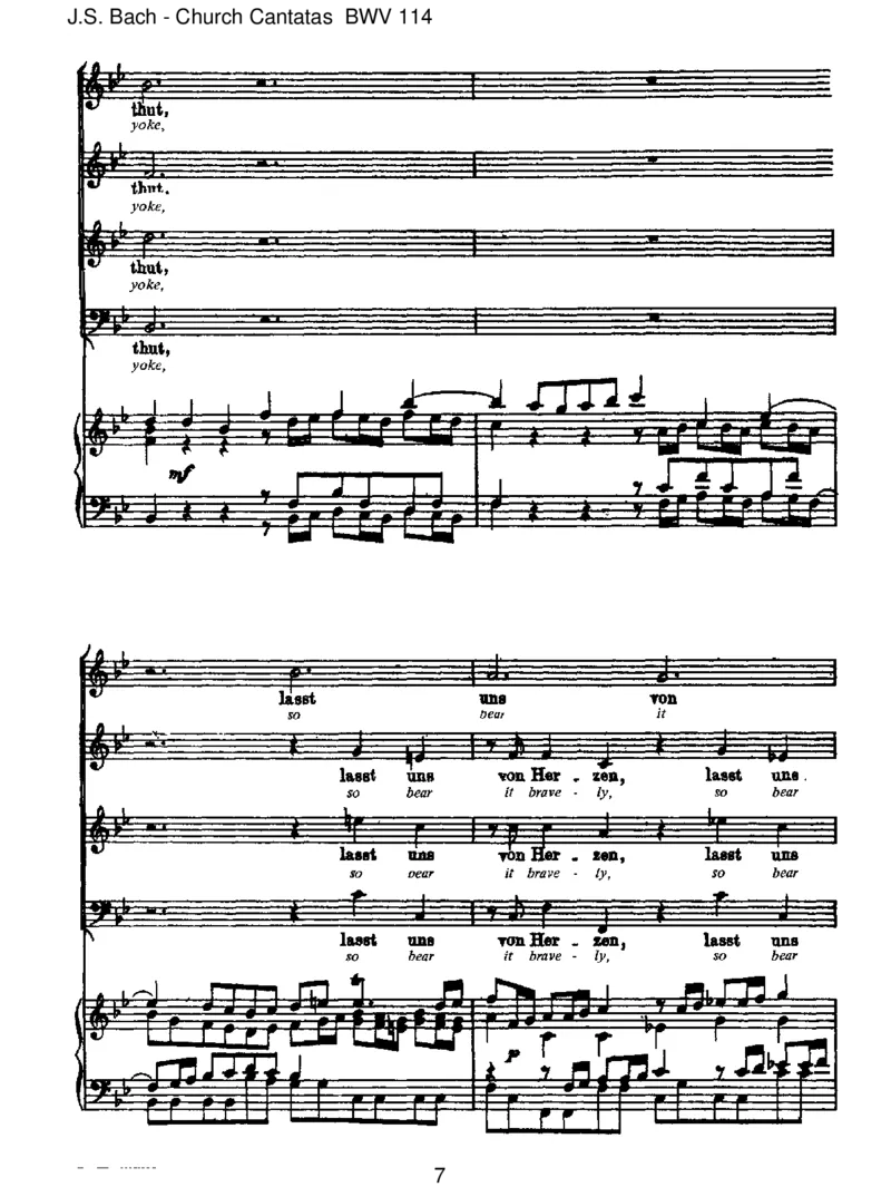 BWV114Ach,liebenChristen,seidgetrost_一万首著名钢琴曲谱哈农贝多芬合集视频教学电子版高清无水印可打印_1古典钢琴知名音乐家谱_巴赫钢琴谱全集_J.S巴赫作品全集