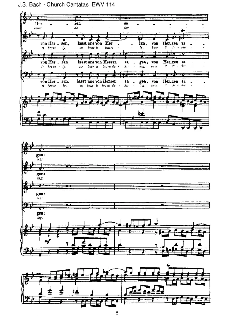 BWV114Ach,liebenChristen,seidgetrost_一万首著名钢琴曲谱哈农贝多芬合集视频教学电子版高清无水印可打印_1古典钢琴知名音乐家谱_巴赫钢琴谱全集_J.S巴赫作品全集