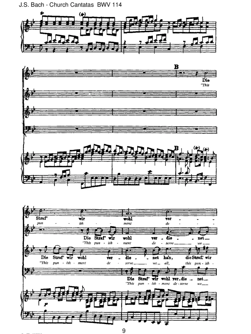 BWV114Ach,liebenChristen,seidgetrost_一万首著名钢琴曲谱哈农贝多芬合集视频教学电子版高清无水印可打印_1古典钢琴知名音乐家谱_巴赫钢琴谱全集_J.S巴赫作品全集