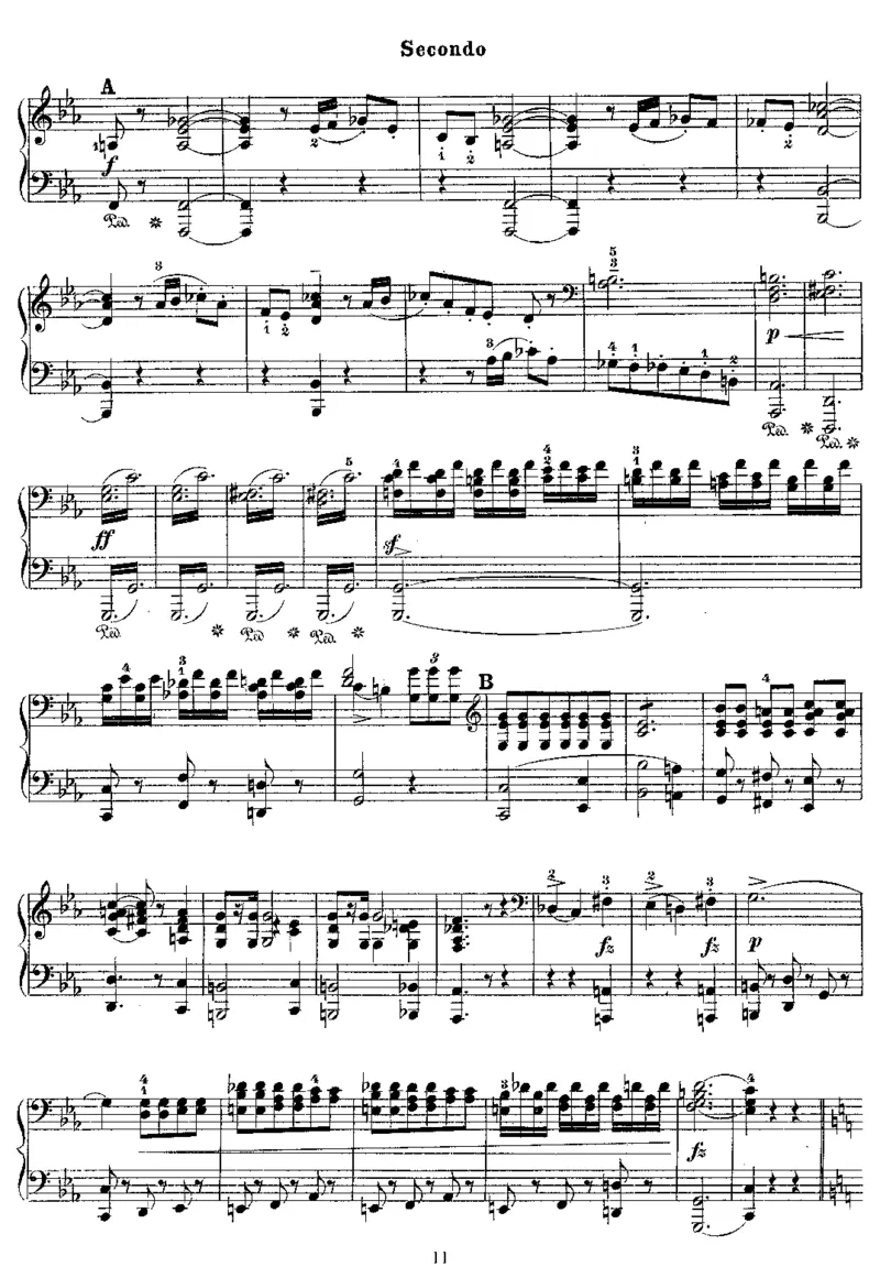 2SymphonicDances(4Hands)_一万首著名钢琴曲谱哈农贝多芬合集视频教学电子版高清无水印可打印_1古典钢琴知名音乐家谱_格里格钢琴谱全集_四手联弹