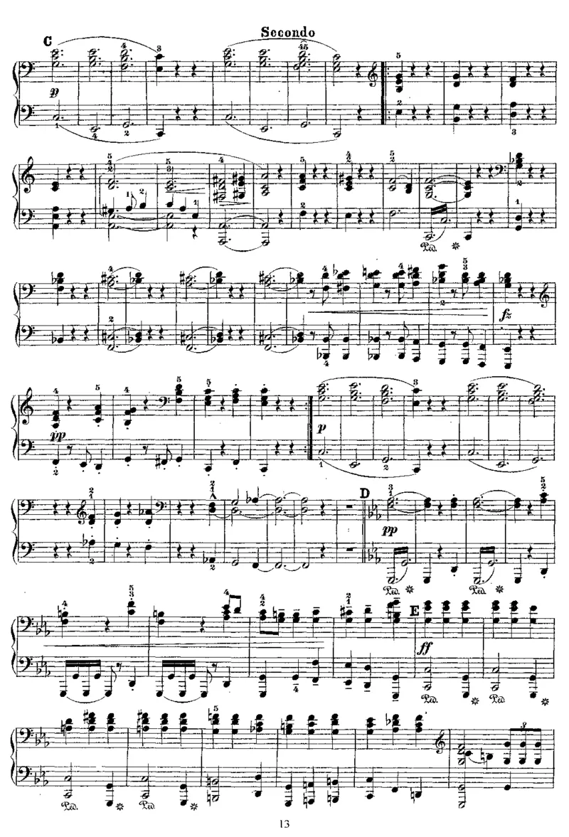 2SymphonicDances(4Hands)_一万首著名钢琴曲谱哈农贝多芬合集视频教学电子版高清无水印可打印_1古典钢琴知名音乐家谱_格里格钢琴谱全集_四手联弹