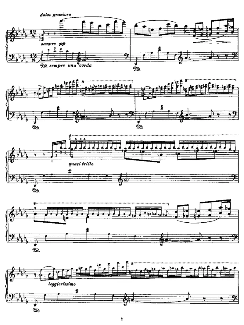 Berceuse(version2)_一万首著名钢琴曲谱哈农贝多芬合集视频教学电子版高清无水印可打印_1古典钢琴知名音乐家谱_李斯特钢琴谱全集_其他作品