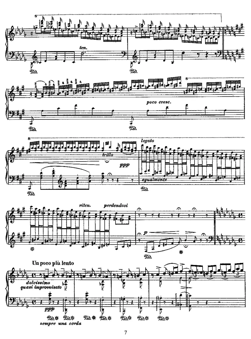 Berceuse(version2)_一万首著名钢琴曲谱哈农贝多芬合集视频教学电子版高清无水印可打印_1古典钢琴知名音乐家谱_李斯特钢琴谱全集_其他作品